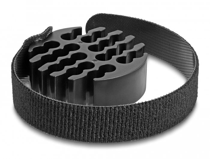 Delock Cable-Organizer Mit Klettcablebinder Schwarz