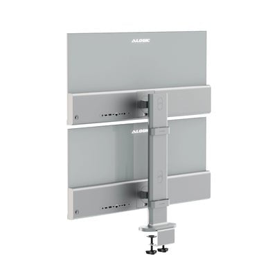 Alogic Elevate 34 Dual Vertical Monitor Stand Silver