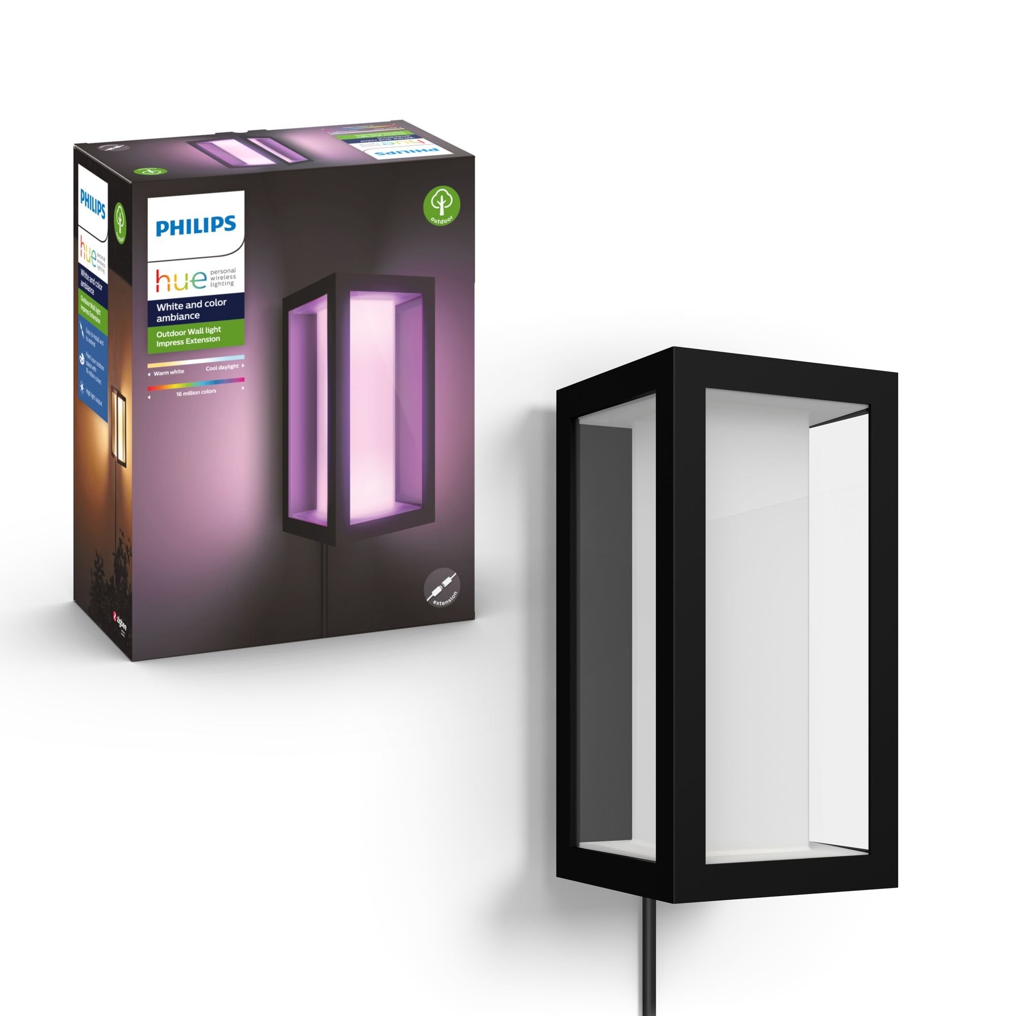 EAN 8718696174333 - Philips Hue White and Color ambiance 1745930P7 Aplique de pared para exterior Bluetooth/Zigbee 8 W imagen 9