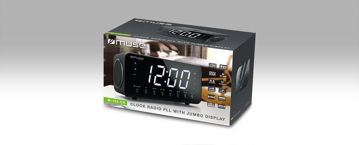 EAN 3700460204433 - Muse M-192 CR Reloj Digital Negro imagen 4