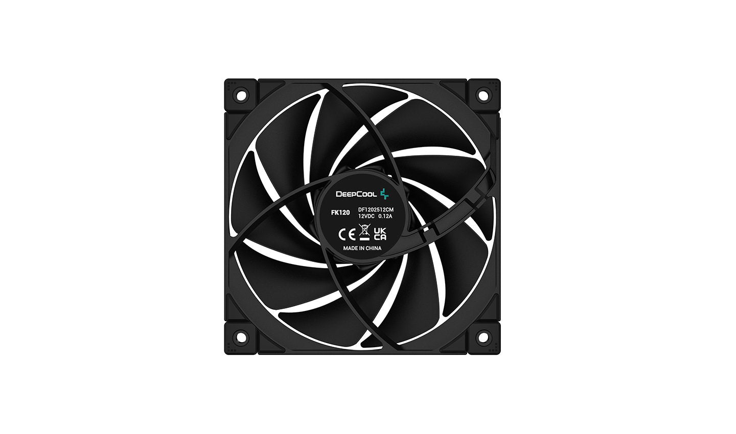 Deepcool Fk120 3 En 1 120x120x25, Ventilador De Caja R-Fk120-Bknpf3-G-1