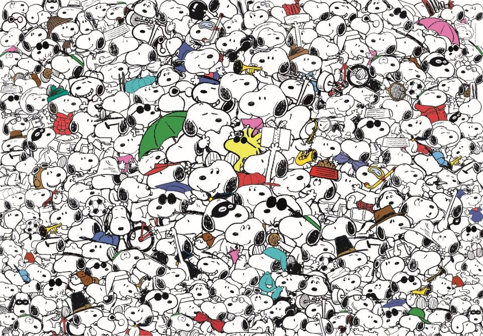 Clementoni Compact Impossible Peanuts 1000 El. 39804