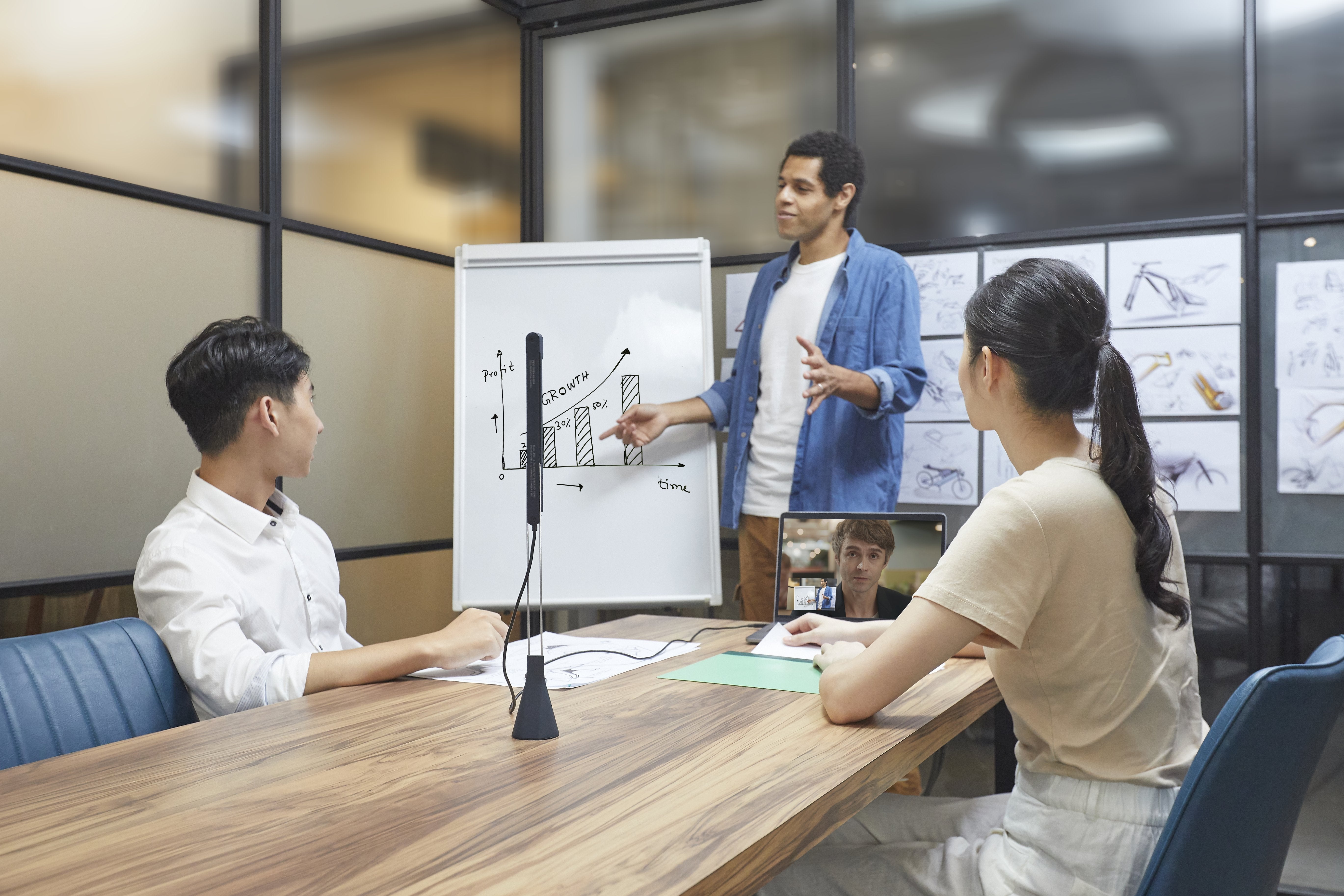 Cámara De Conferencia Ipevo 5-904-B-08-00 Totem 120 Multimodal Collaboration Retail Negro