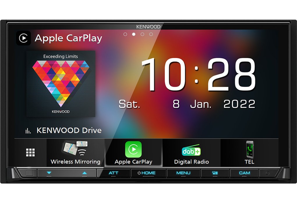 EAN 19048233905 - Kenwood Electronics DMX8021DABS receptor multimedia para coche Negro Wifi 200 W Bluetooth imagen 1