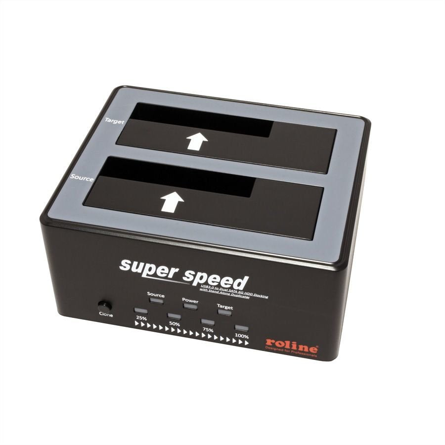 6,35 8,89cm 2,5pulgadas 3,5pulgadas Sata Hdd Ssd Docking Station Usb 3.2 Gen 1 Hdd-Clone-Función