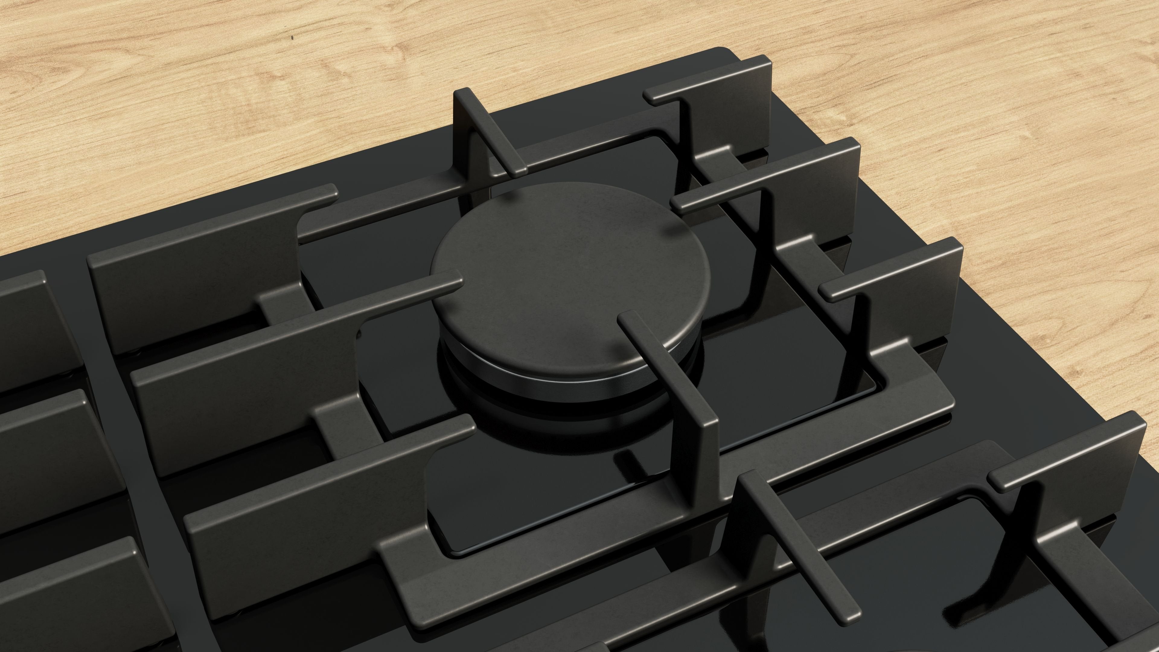 EAN 4242005496242 - Bosch Serie 6 PPM9A6I40 hobs Negro Integrado 90 cm Encimera de gas 5 zona(s) imagen 3