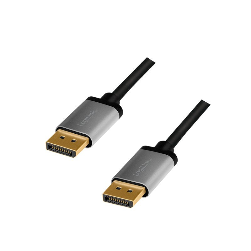 Logilink Cda0101 Cable Displayport 2 M Negro, Gris
