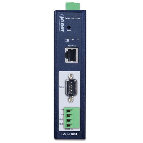 Ip30 Indumrial 1-Port Rs232 422 485 Modhs Gateway