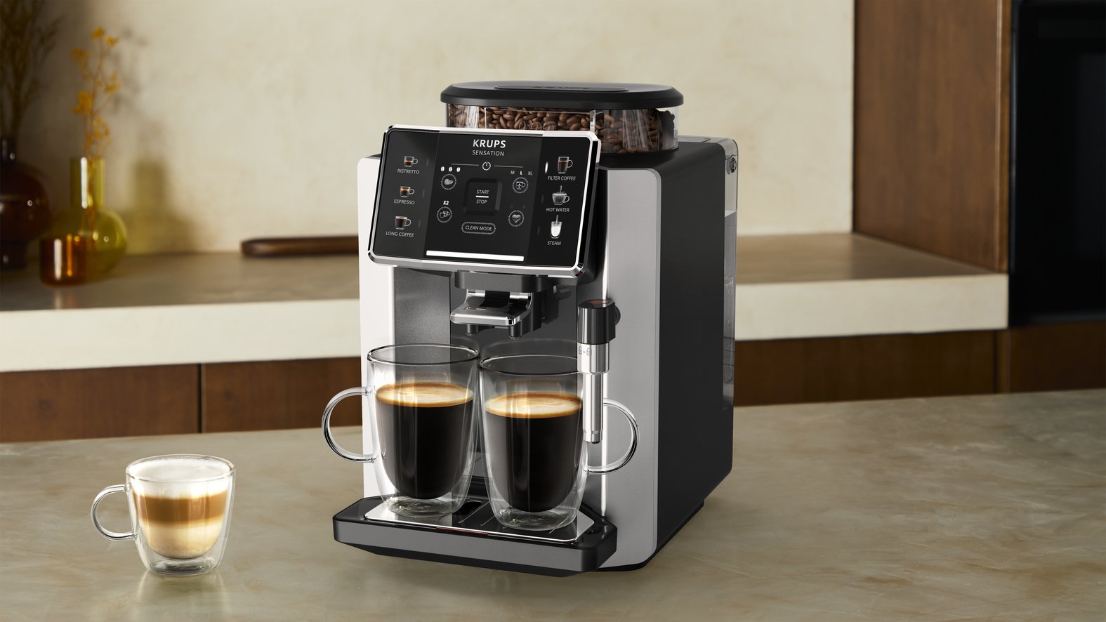 Cafetera Krups Sensation Ea910e Totalmente Automática Espresso 1,7 L