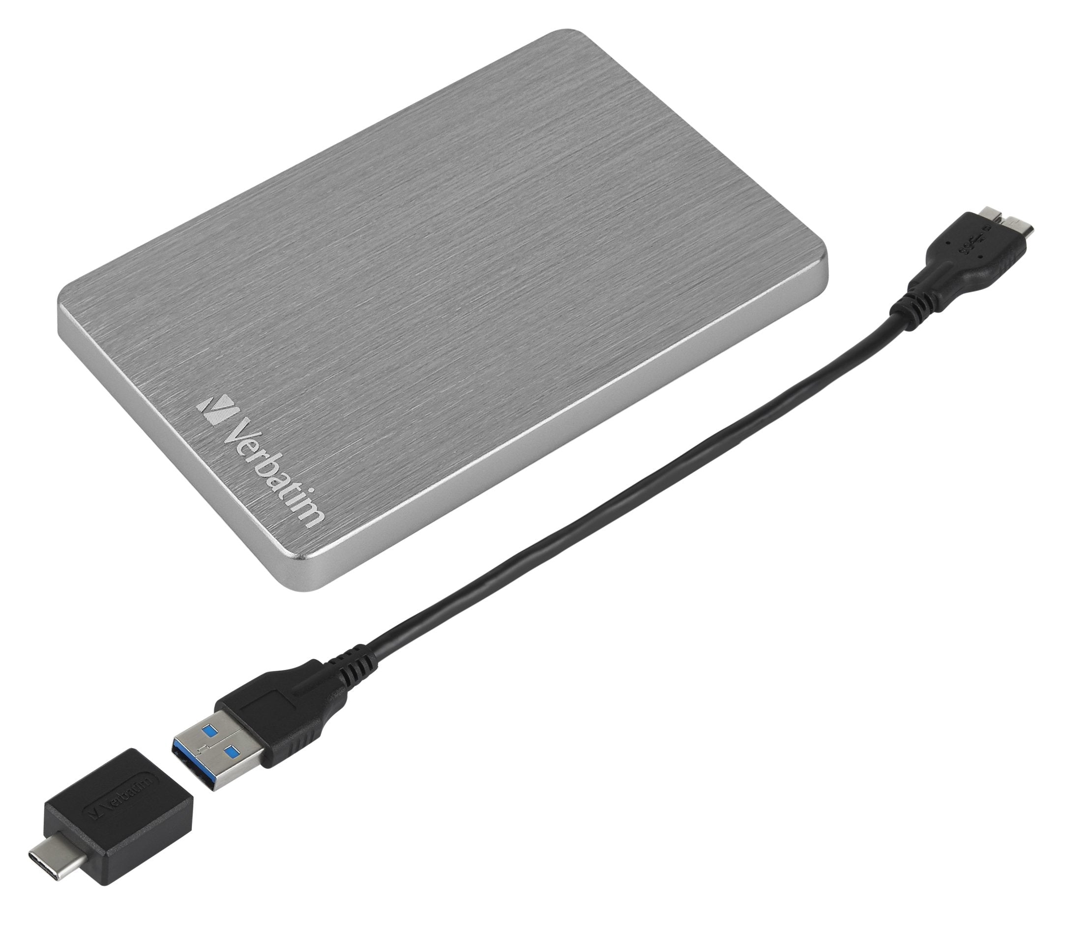 Disco Externo Hdd Verbatim Portátil Store 'N' Go Slim 1 Tb Gris Espacial