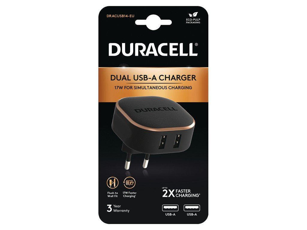 Duracell Usb 3.4a 17w (Czarna)