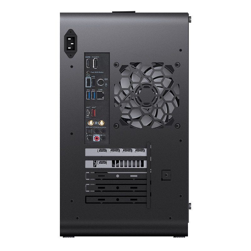 Jonsbo U4 Mini Micro-Atx-Carcasa, Tempered Glass - Negro