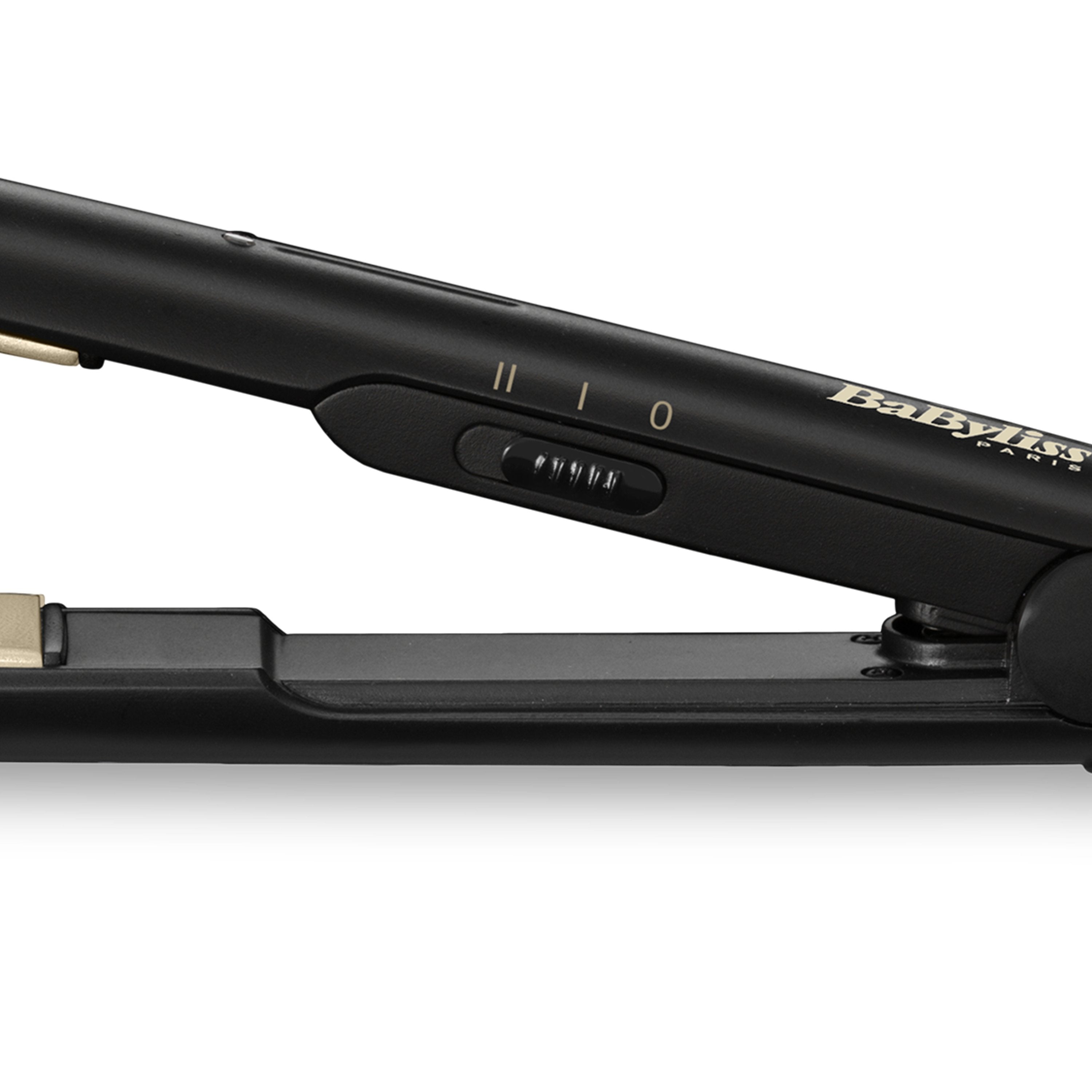 EAN 3030050153606 - BaByliss Ceramic Straight 230 Plancha de pelo Caliente Negro 40 W 2 m imagen 2