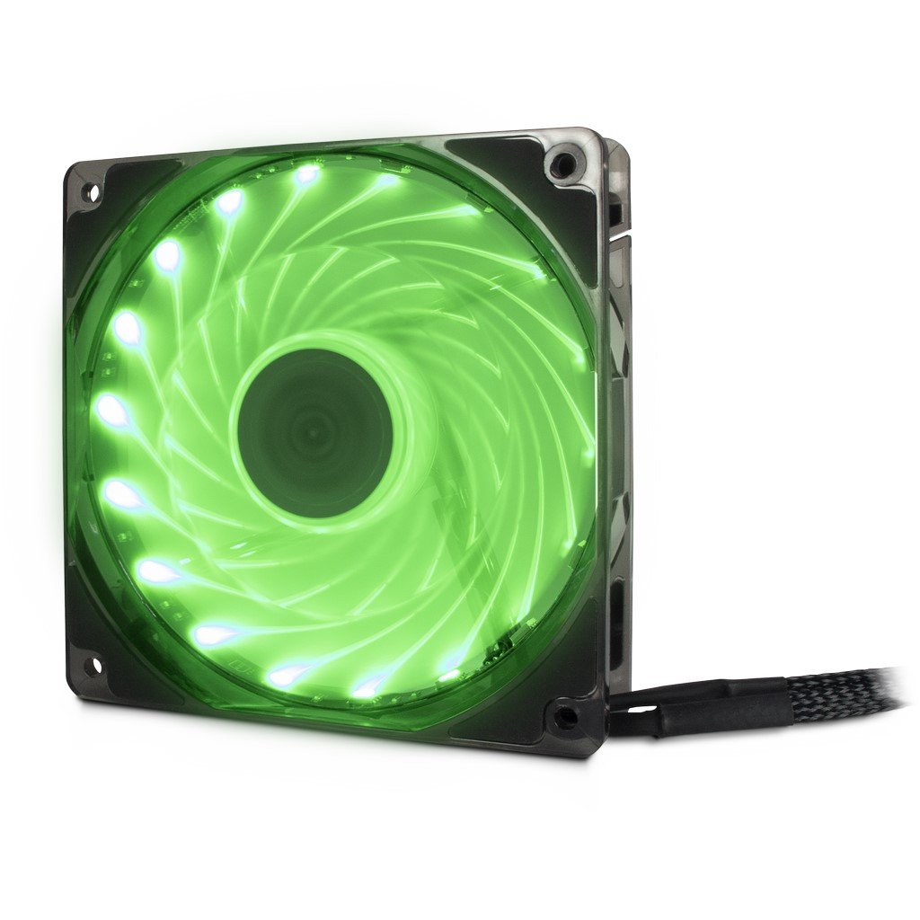 EAN 4260455643344 - Inter-Tech L-12025 Aura Carcasa del ordenador Ventilador 12 cm Negro imagen 4