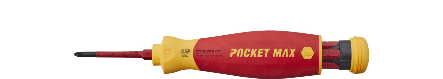 Wiha Destornillador Con Cargador De Puntas Pocketmax Eléctrico Sb283109040