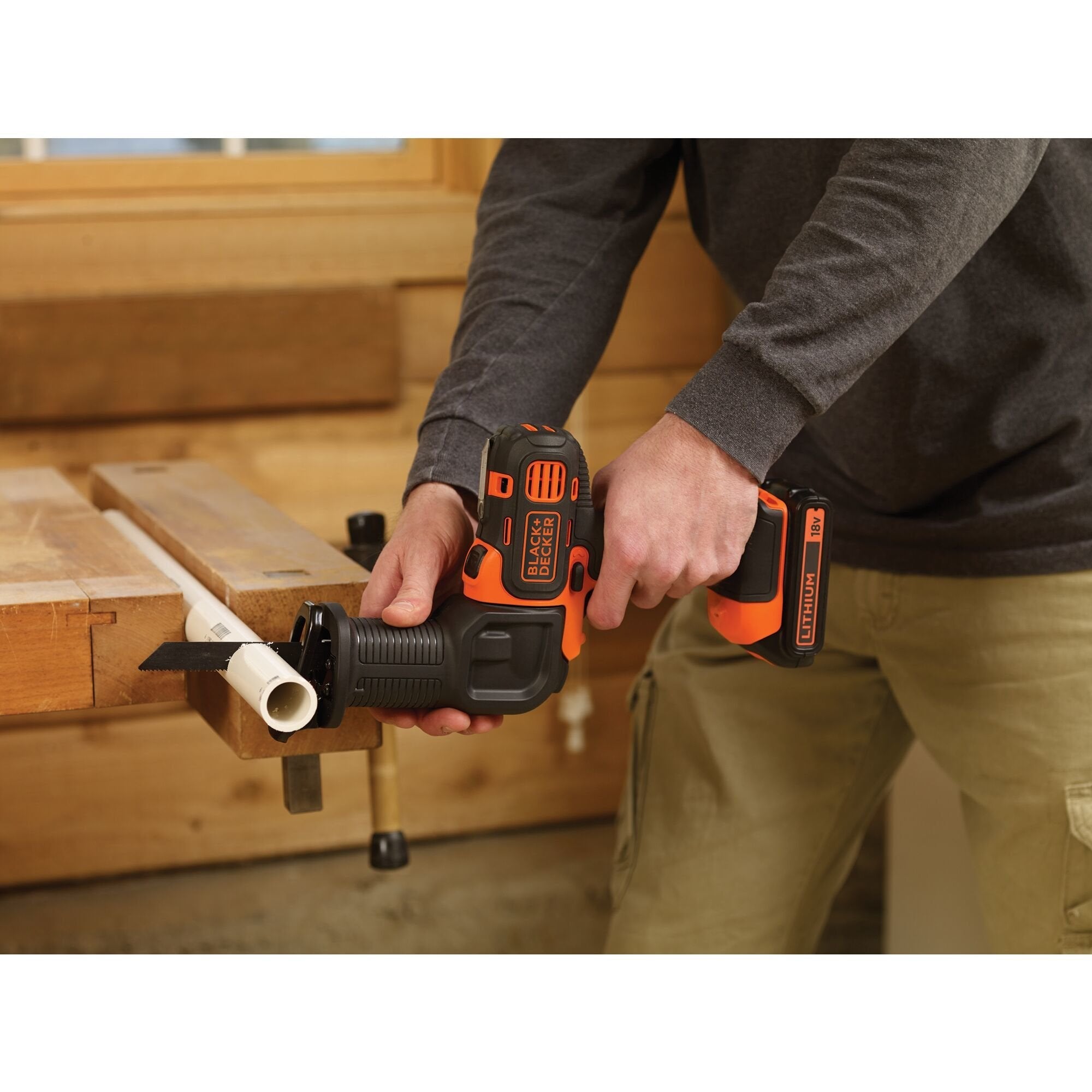 EAN 5035048494967 - Black & Decker MT218K-QW multiherramienta oscilante Negro, Naranja 8500 OPM imagen 11
