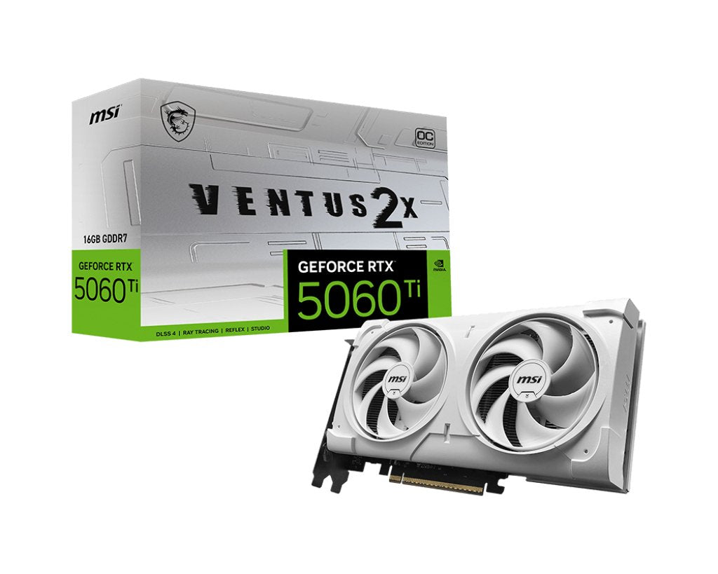 Tarjeta Grafica Msi Rtx5060 Ti 16g Ventus 2x Oc White