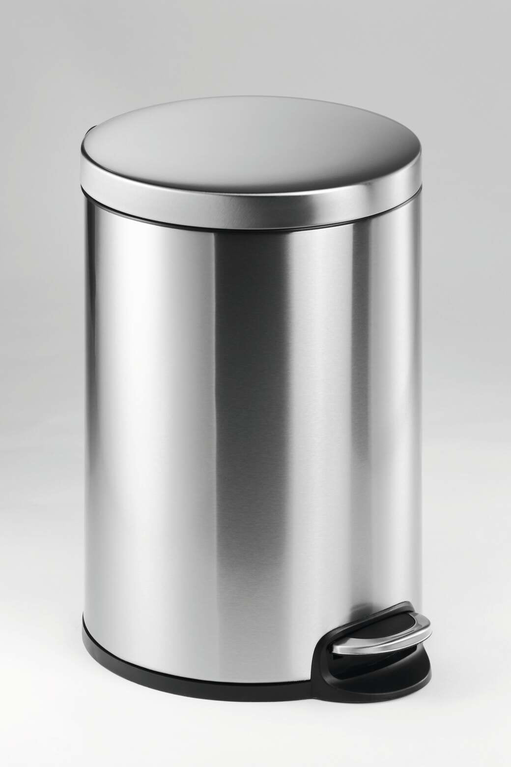 Durable Papelera Con Pedal Redonda 20 Litros 360x455mm Inoxidable