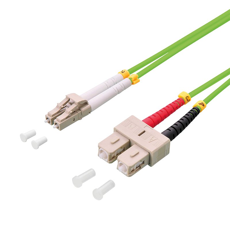 Lwl Cable De Red Om5 Lc Sc 1,0m Duplex Logilink