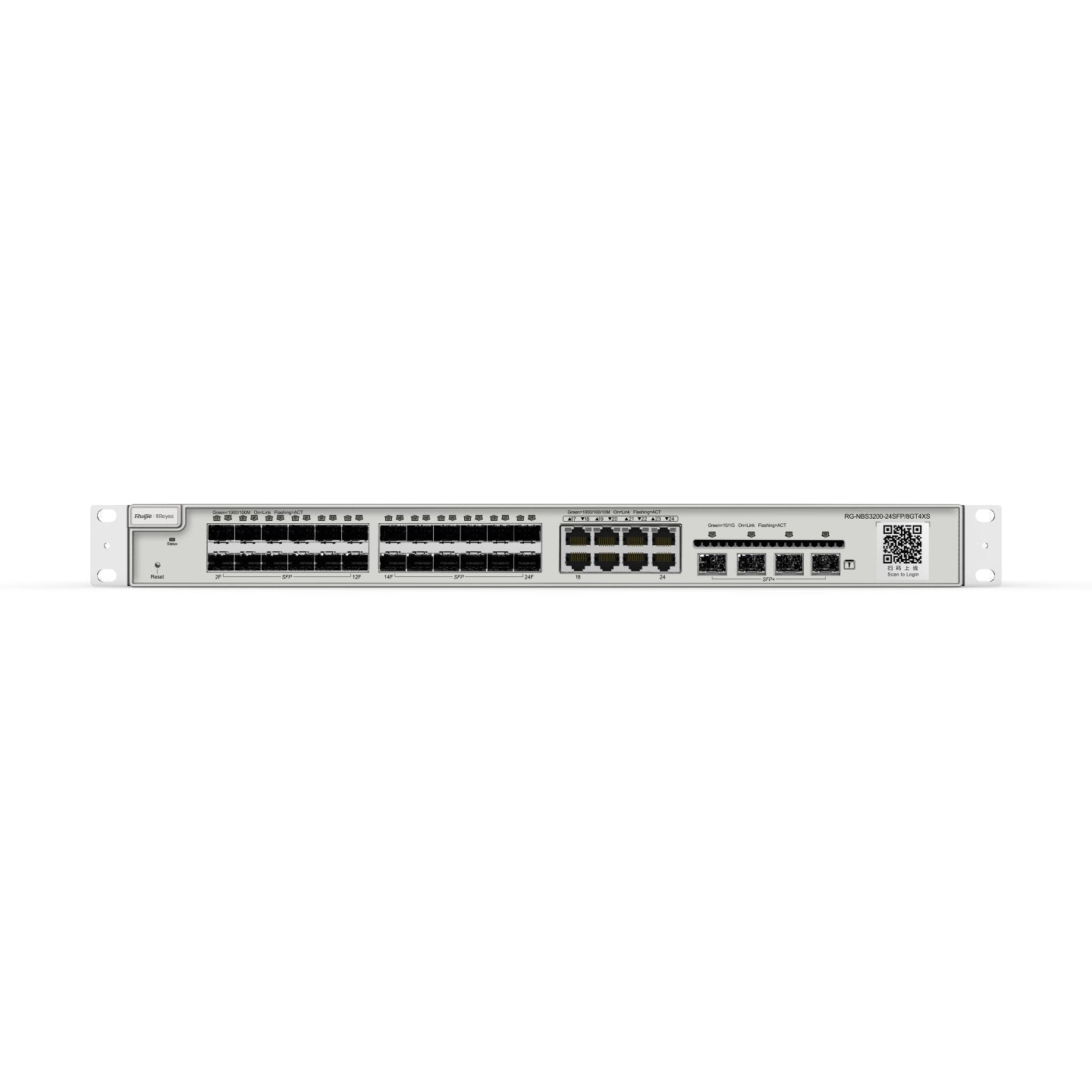 EAN 6971693270879 - Ruijie Networks RG-NBS3200-24SFP/8GT4XS switch Gestionado L2 Gigabit Ethernet (10/100/1000) imagen 1