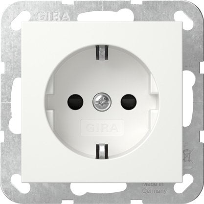 Gira System 55 Toma De Corriente Schuko Negro