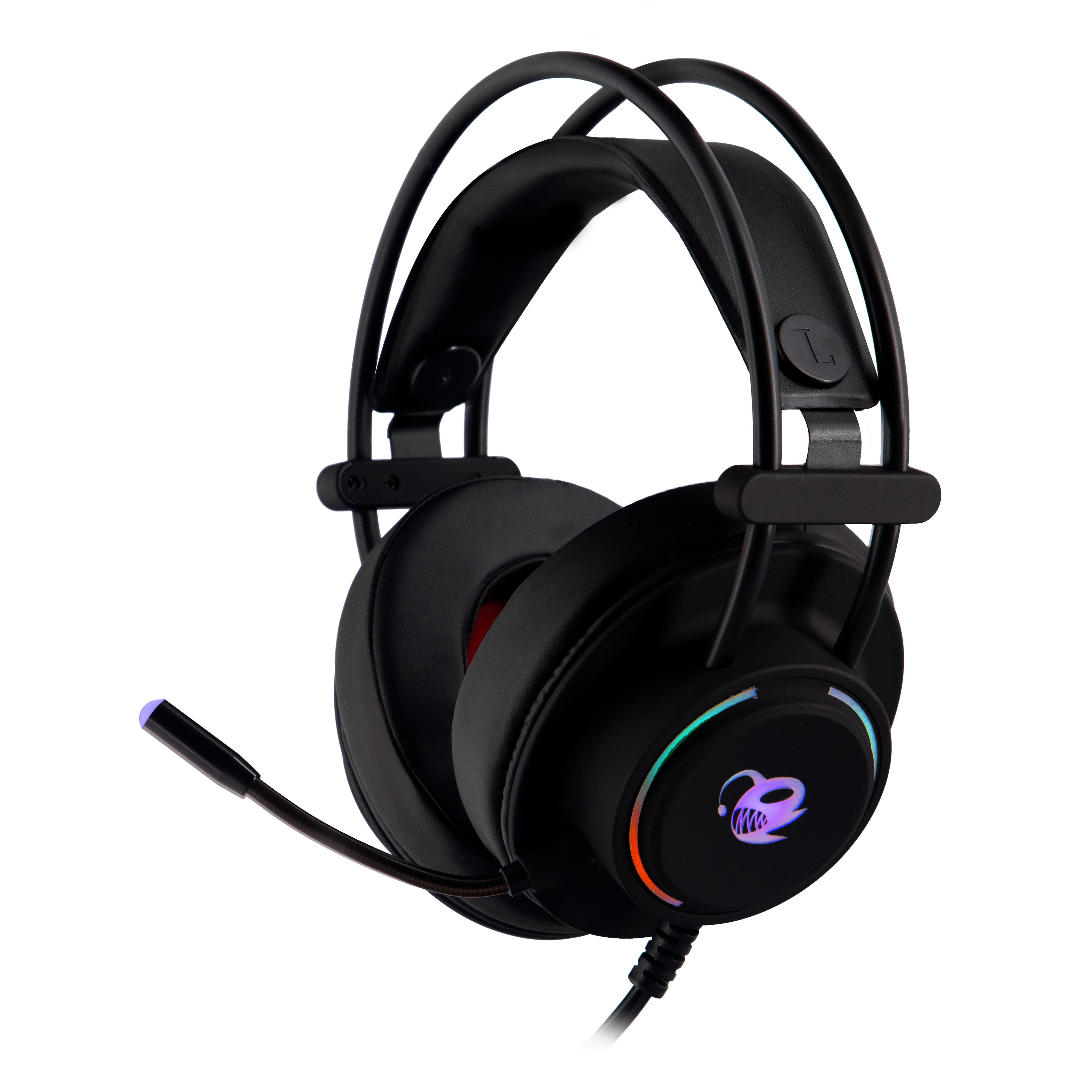 Coolbox Auriculares Deepgaming Deeplighting Led Jack3.5mm/ Auriculares Con Microfono/ Led