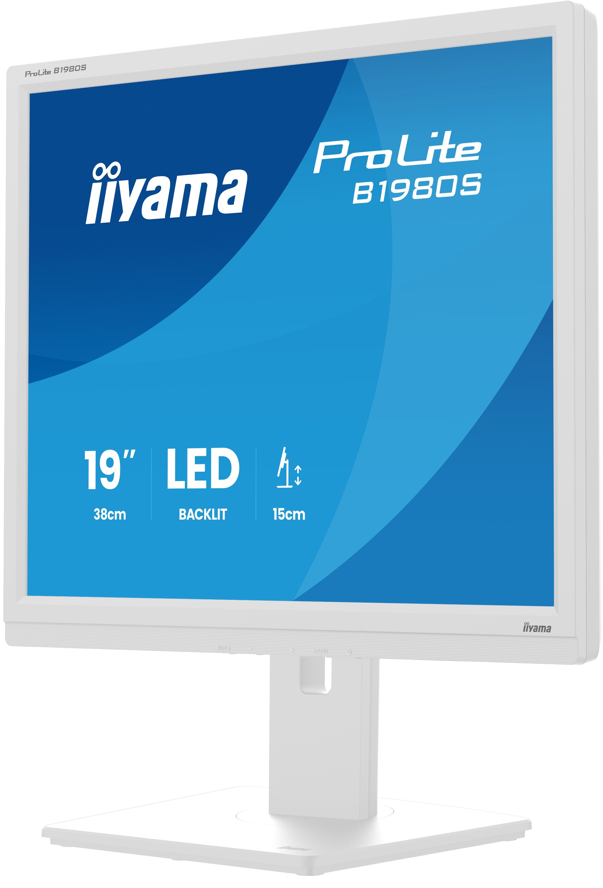 EAN 4948570125432 - iiyama ProLite B1980S-W1 pantalla para PC 48,3 cm (19") 1280 x 1024 Pixeles SVGA LED Blanco imagen 6