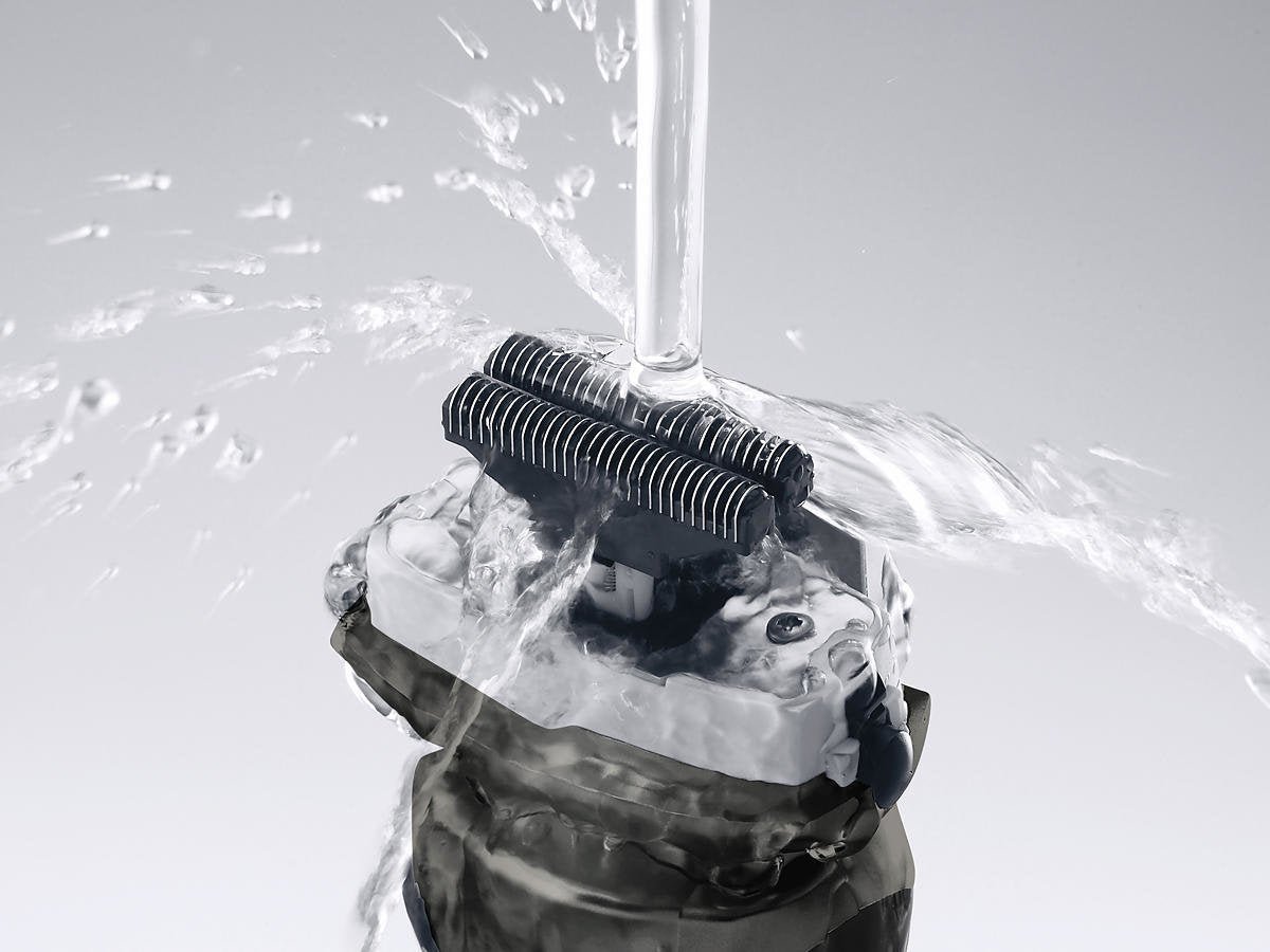 Máquina De Afeitar Panasonic Es-Rw33 De Láminas Recortadora Negro, Plata