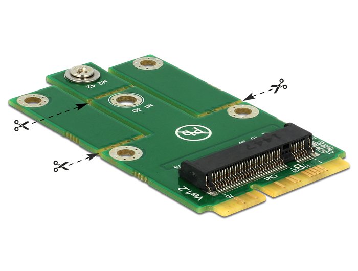 Delock Adaptador Minipcie > M.2 Ngff