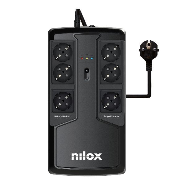 EAN 8051122173648 - Nilox NXGCLIO8501X5V2 sistema de alimentación ininterrumpida (UPS) Línea interactiva 0,85 kVA 595 W 6 sal imagen 2