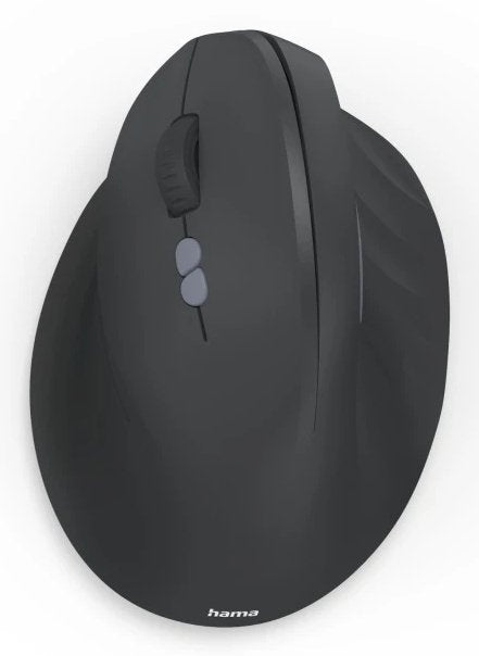 Mouse Hama Wireless Ergo Emw-500l Dpi 1000-1800 7 Botones Color Negro Para Zurdos
