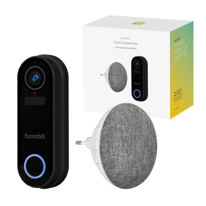 EAN 8719323918405 - Hombli Smart Doorbell Pack Negro, Blanco imagen 6