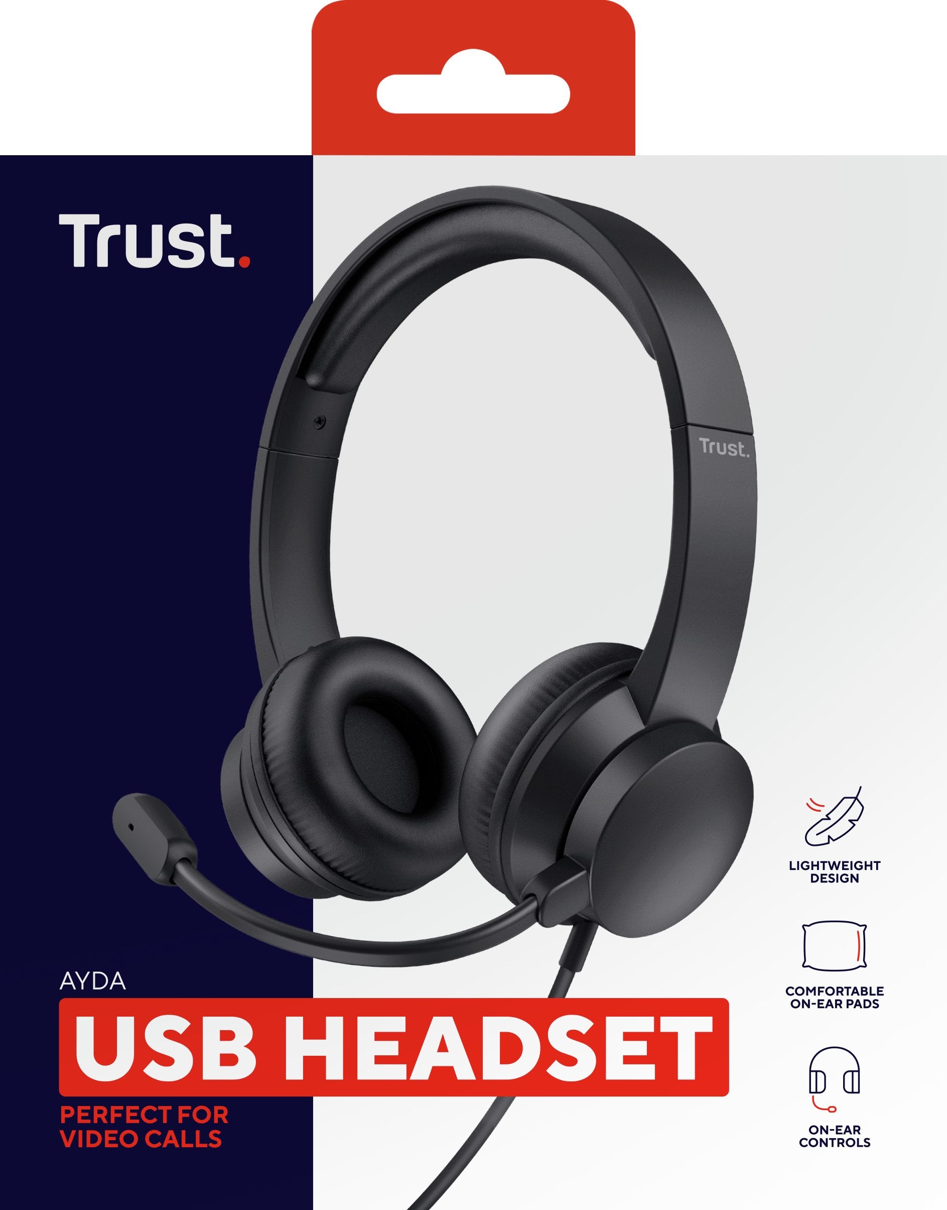 EAN 8713439250886 - Trust Ayda Auriculares Alámbrico Diadema Llamadas/Música Negro imagen 7
