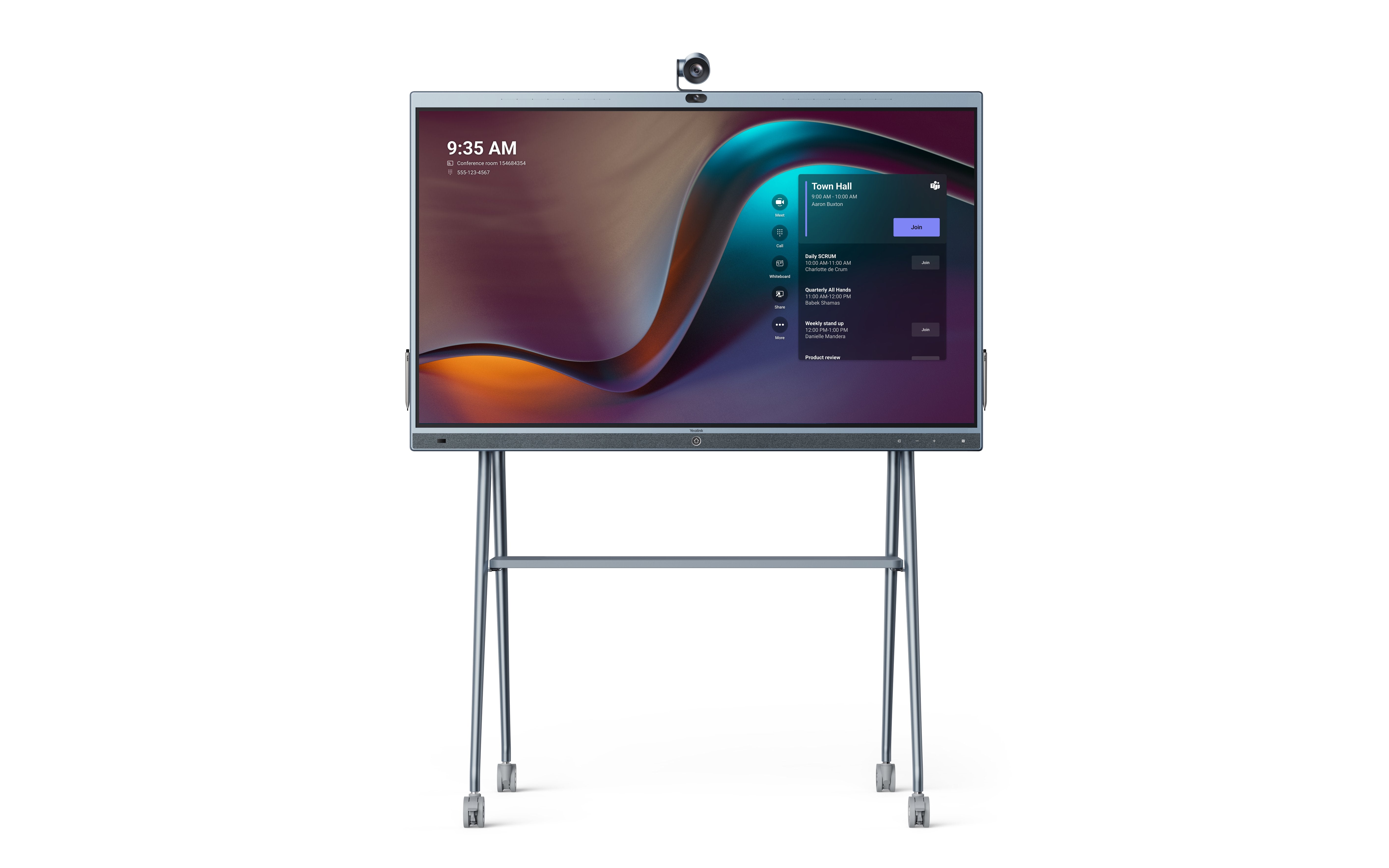 EAN 841885108944 - Yealink MeetingBoard Panel plano interactivo 165,1 cm (65") LED Wifi 4K Ultra HD Negro Pantalla táctil Pro imagen 1