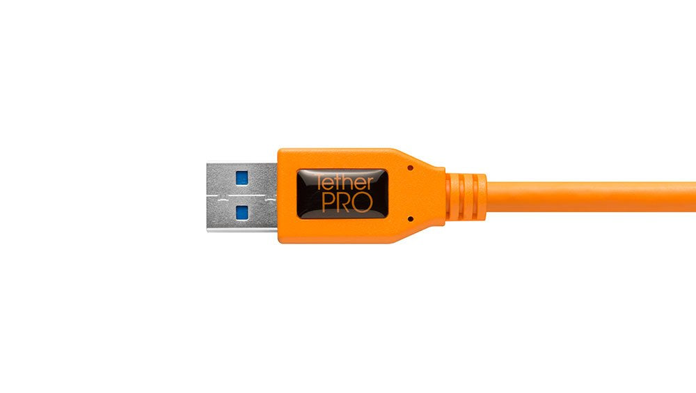 EAN 0818307010178 - Tether Tools CU3017 cable USB USB 3.2 Gen 1 (3.1 Gen 1) 5 m USB A Naranja imagen 5