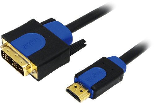 EAN 4052792005622 - LogiLink CHB3105 adaptador de cable de vídeo 5 m HDMI DVI-D Negro, Azul imagen 1