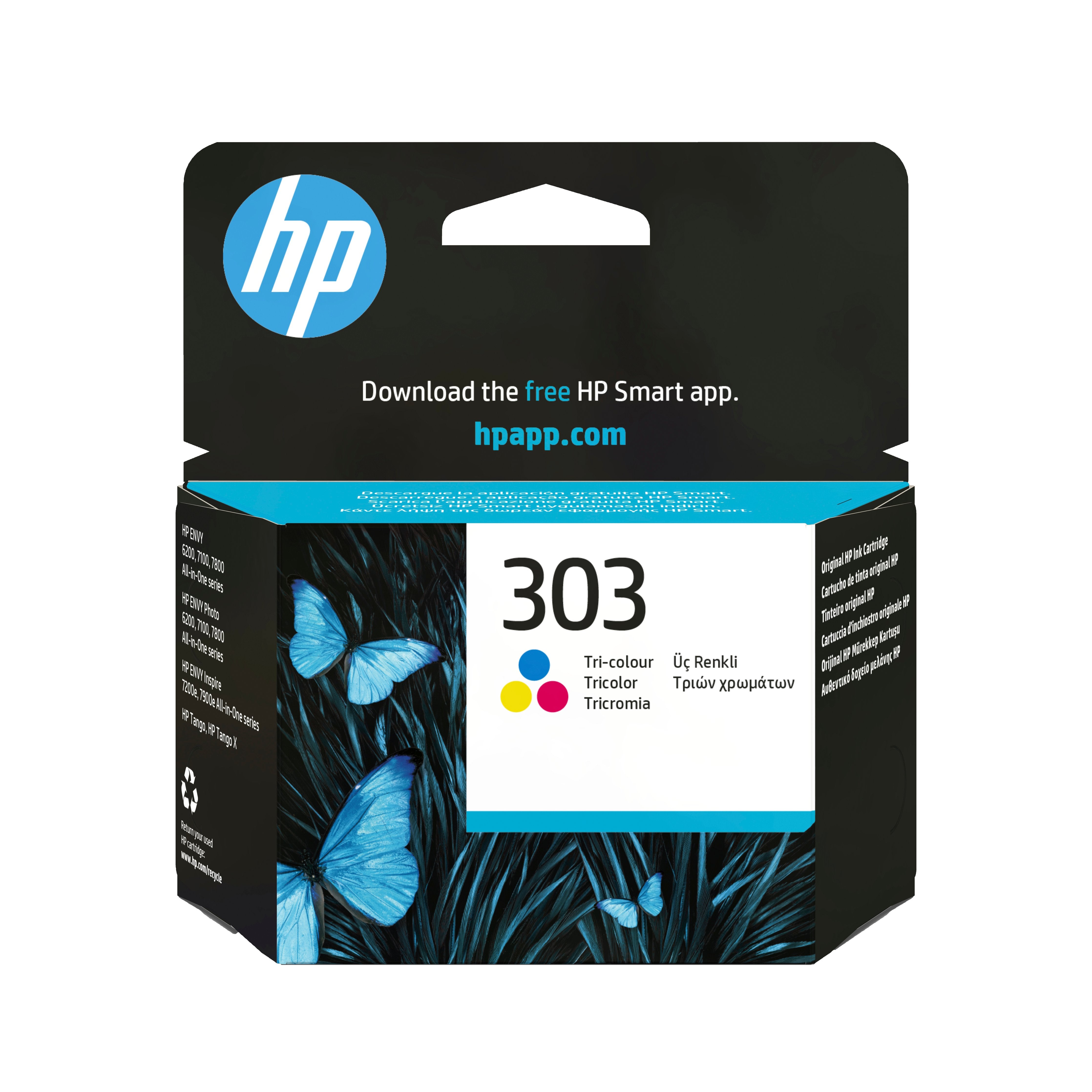 Tinta Instantánea Hp 303 Color T6n01a