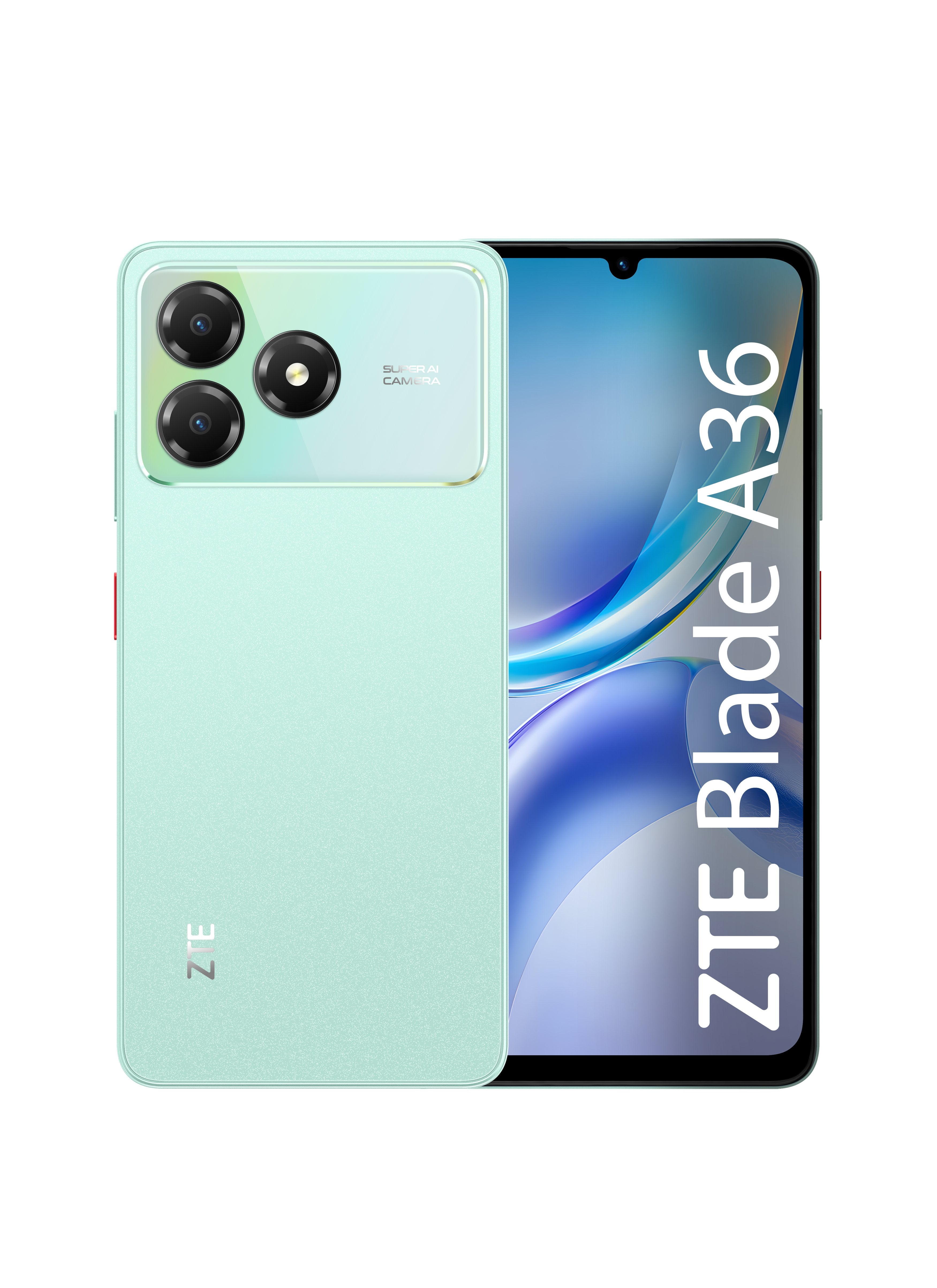 Zte Blade A36 4+128gb 6.75" Green Ita