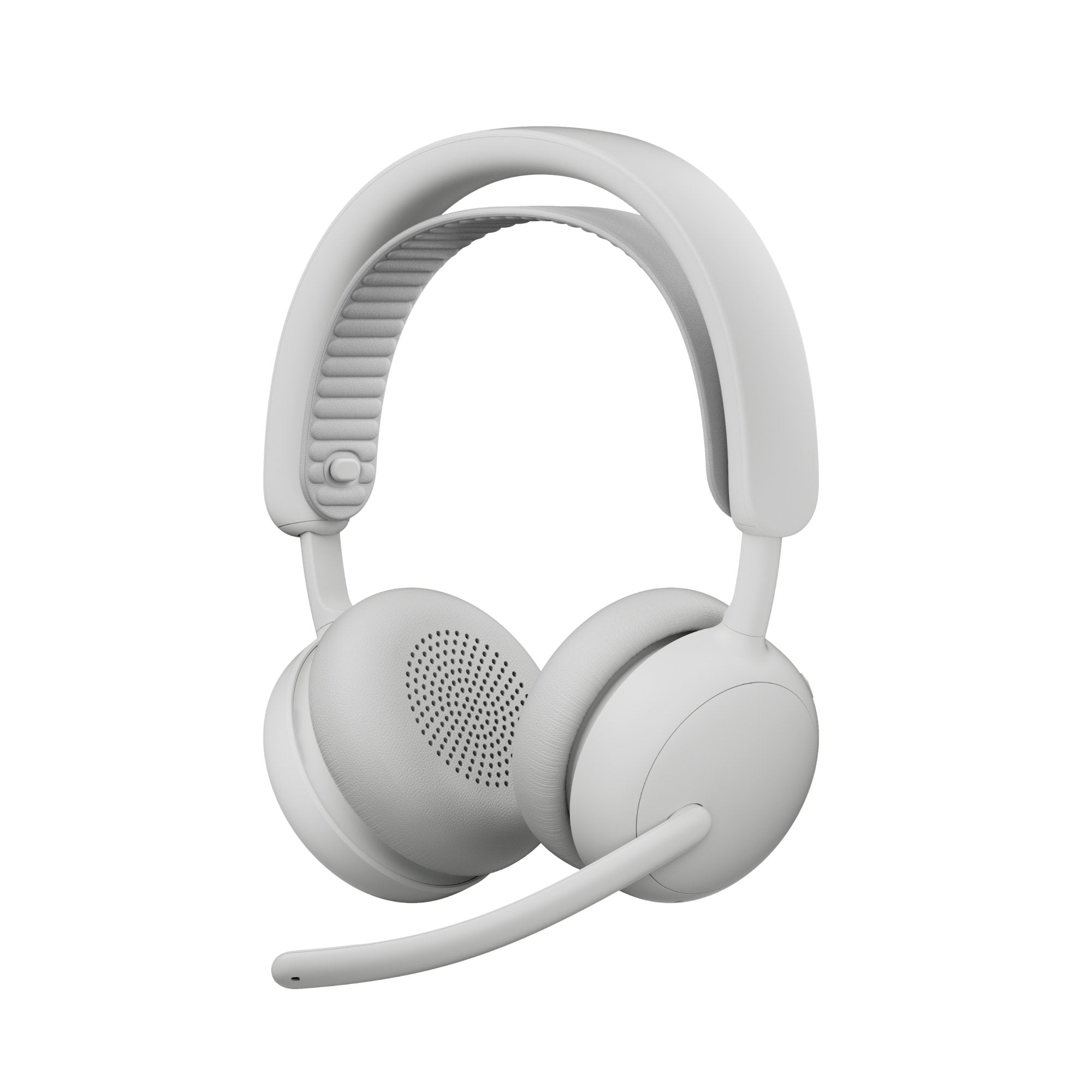 Auriculares Logitech Zone Wireless 2 Inalámbricos Bluetooth Con Cancelación De Ruido Blanco Crudo
