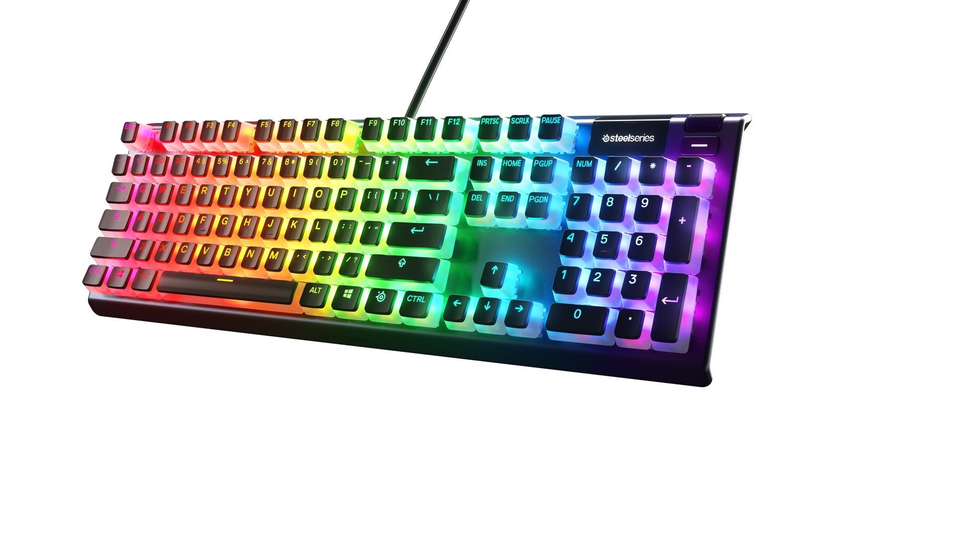 Steelseries Prismcaps Keycaps, Us, Black