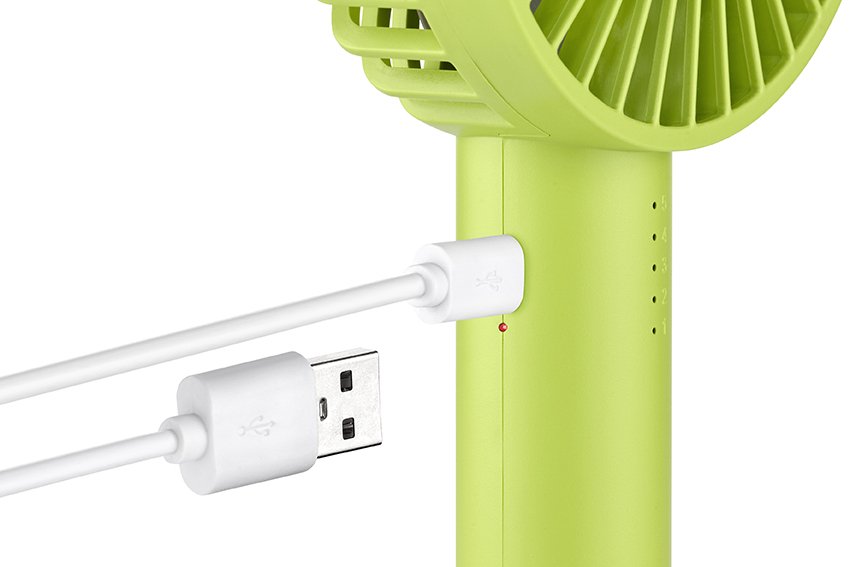 86626 Handventilator Breezy Ii Verde 4w 5 Geschwindigkeitsstufen Ø10cm