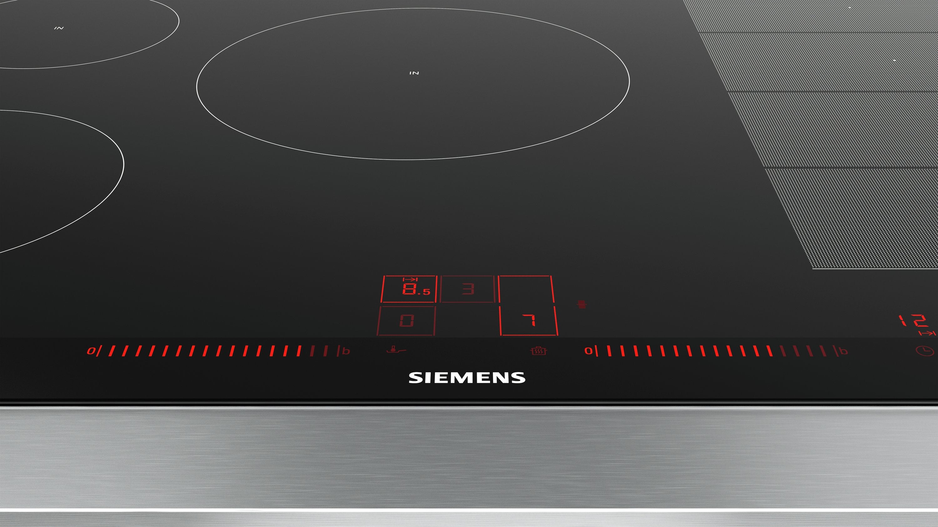EAN 4242003717004 - Siemens EX875LVC1E hobs Negro, Acero inoxidable Integrado Con placa de inducción 5 zona(s) imagen 3