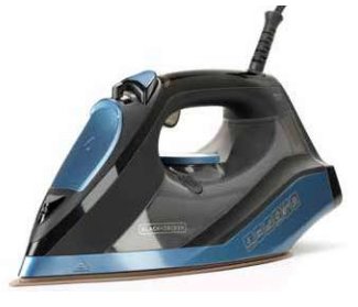 EAN 8432406180222 - Black & Decker BXIR2801E Plancha vapor-seco Suela de cerámica 2800 W Negro, Azul imagen 1