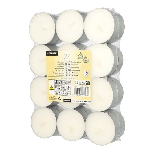 Candle Papstar Teelichter 2.2 Cm Blanco