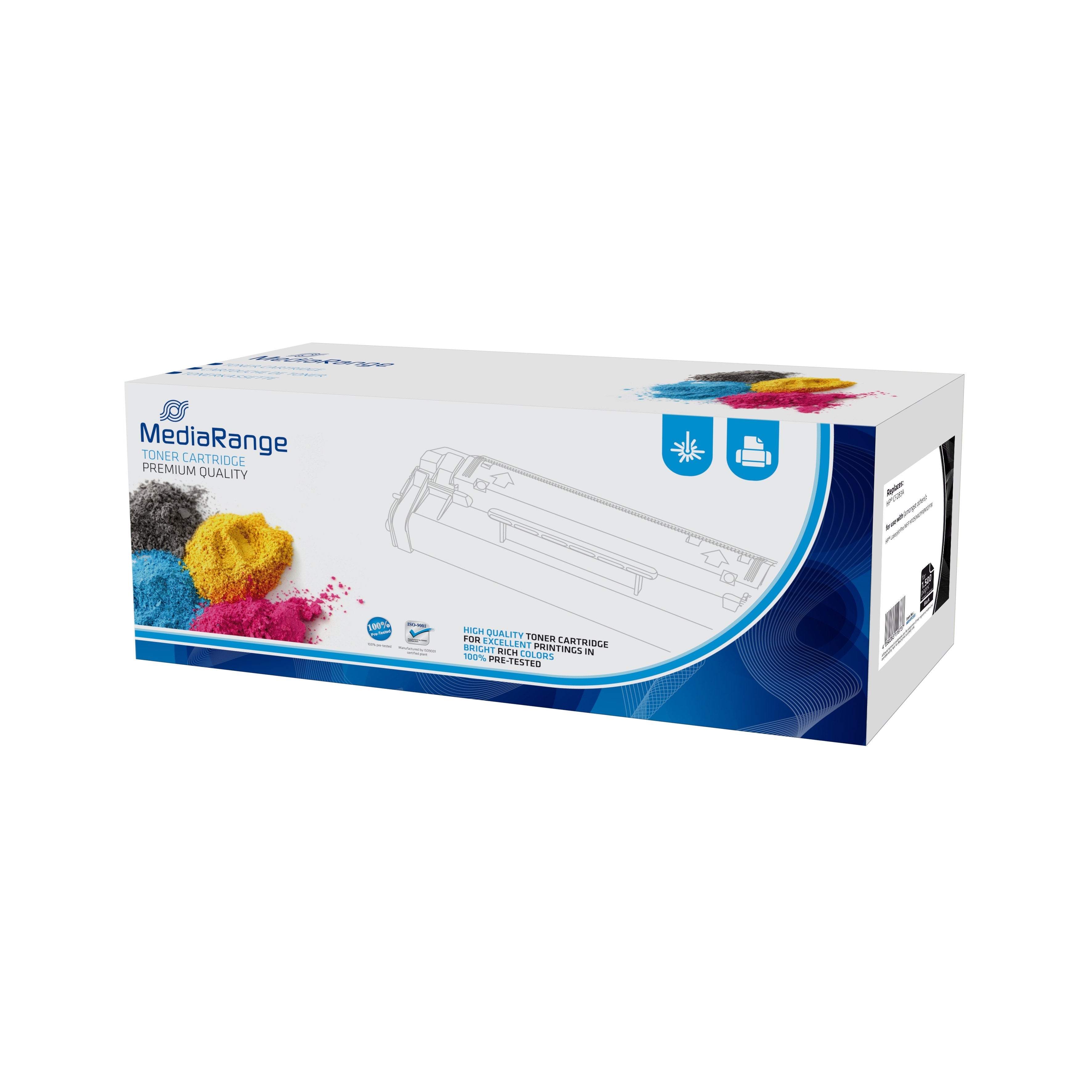 Mediarange Toner Hp Para Cf283a/83a Con Chip Negro