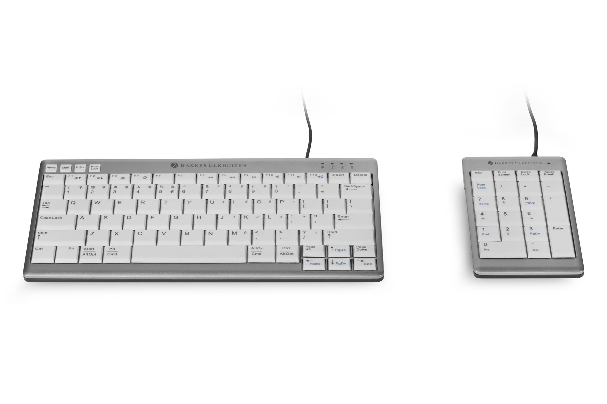 EAN 8719274673613 - BakkerElkhuizen UltraBoard 955 Numeric teclado numérico PC USB Gris claro, Blanco imagen 4