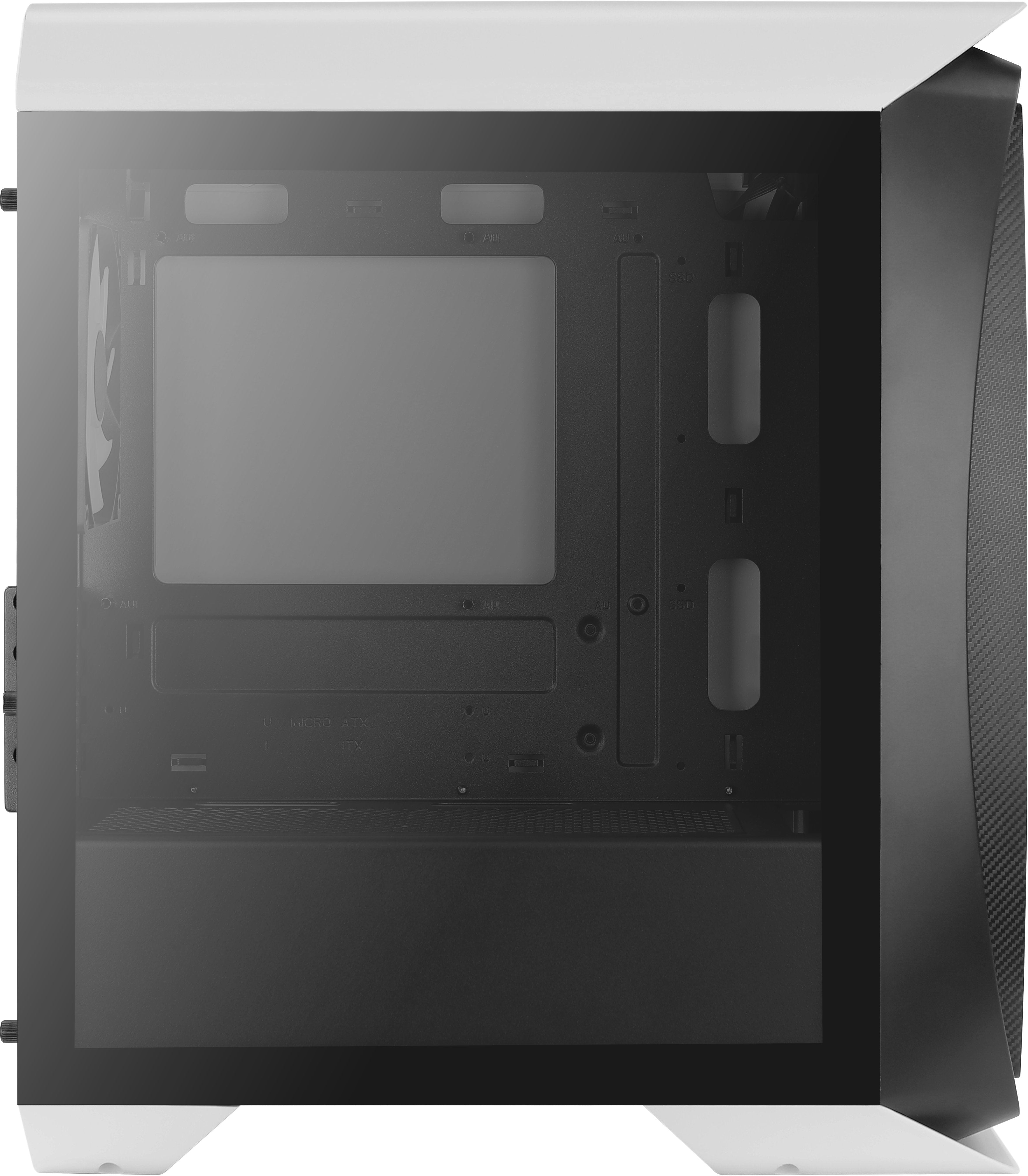 Caja Gaming Minitorre Aerocool Aero One Mini Frost Blanco