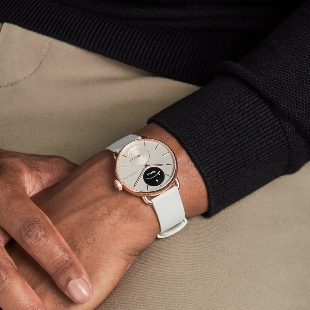 Withings Scanwatch 2, 38 Mm Rose Gold Blanco