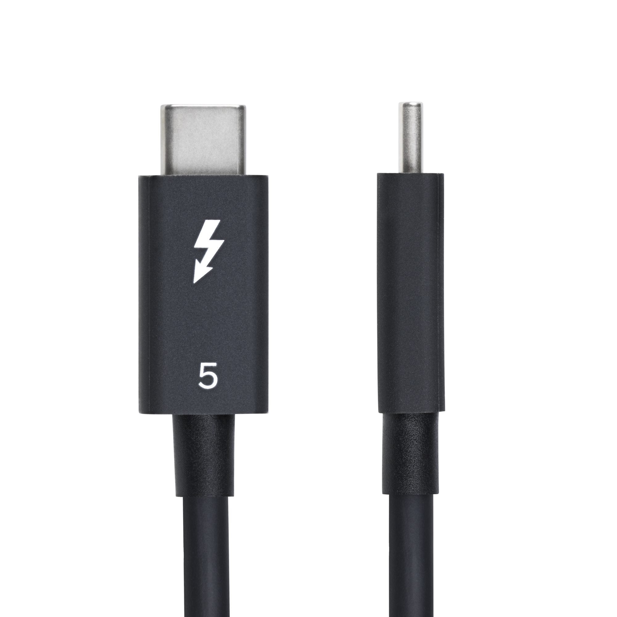 EAN 0065030910064 - StarTech.com TBLT5MM80CM240W cable Thunderbolt 0,8 m 80 Gbit/s Negro imagen 2