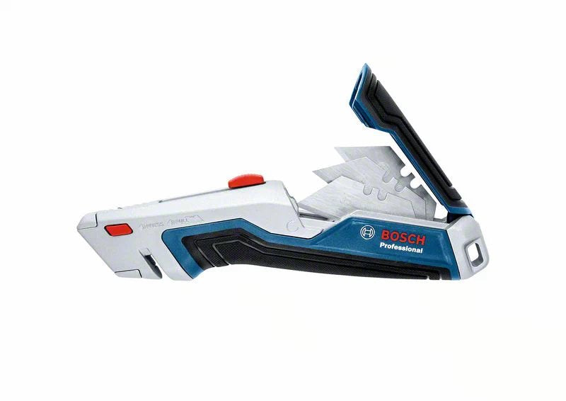 EAN 4059952613864 - Bosch 1 600 A02 7M4 cúter Azul, Acero inoxidable Navaja de bolsillo imagen 4